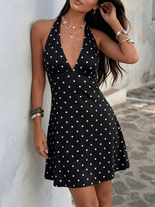 SOKYND Harper Backless Polka Dot Mini Dress DressSOKYND-922327-XS-OS-33335XS