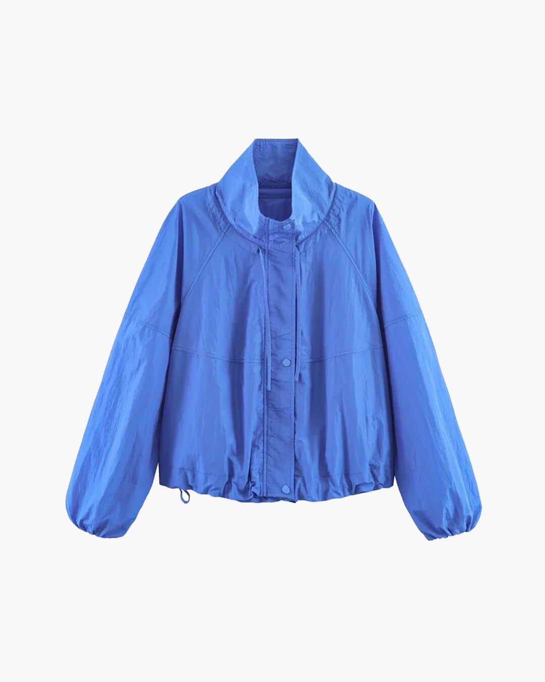 SOKYND Helen Stand Collar Windbreaker Jacket JacketSOKYND-318295-BLU-XS-41463BlueXS