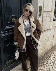 Casaco Moto Jane em Pele Sintética