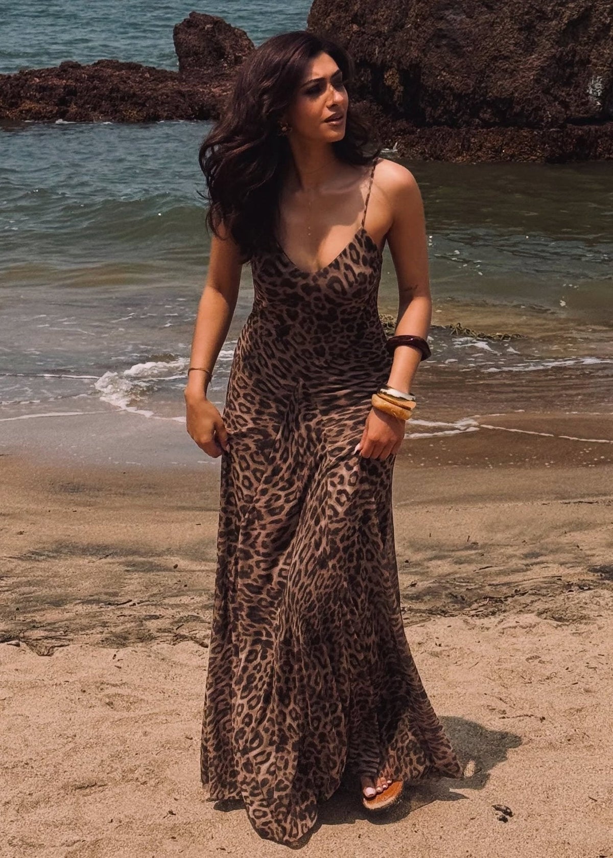 SOKYND Jasmine Leopard Print Strap Maxi Dress DressSOKYND-233047-S-OS-50167S