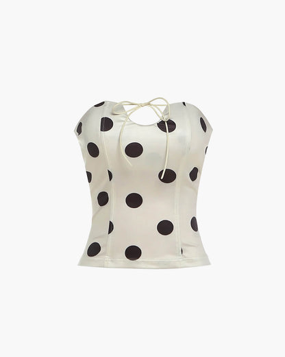 SOKYND Jenina Polka Dot Strapless Top Topspn1772777205904172823S