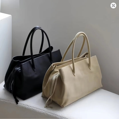 SOKYND Jessica Multi-Compartment Shoulder Tote Bag BagSOKYND-956695-BEI-L-78167BeigeLarge 38x20x23 cm