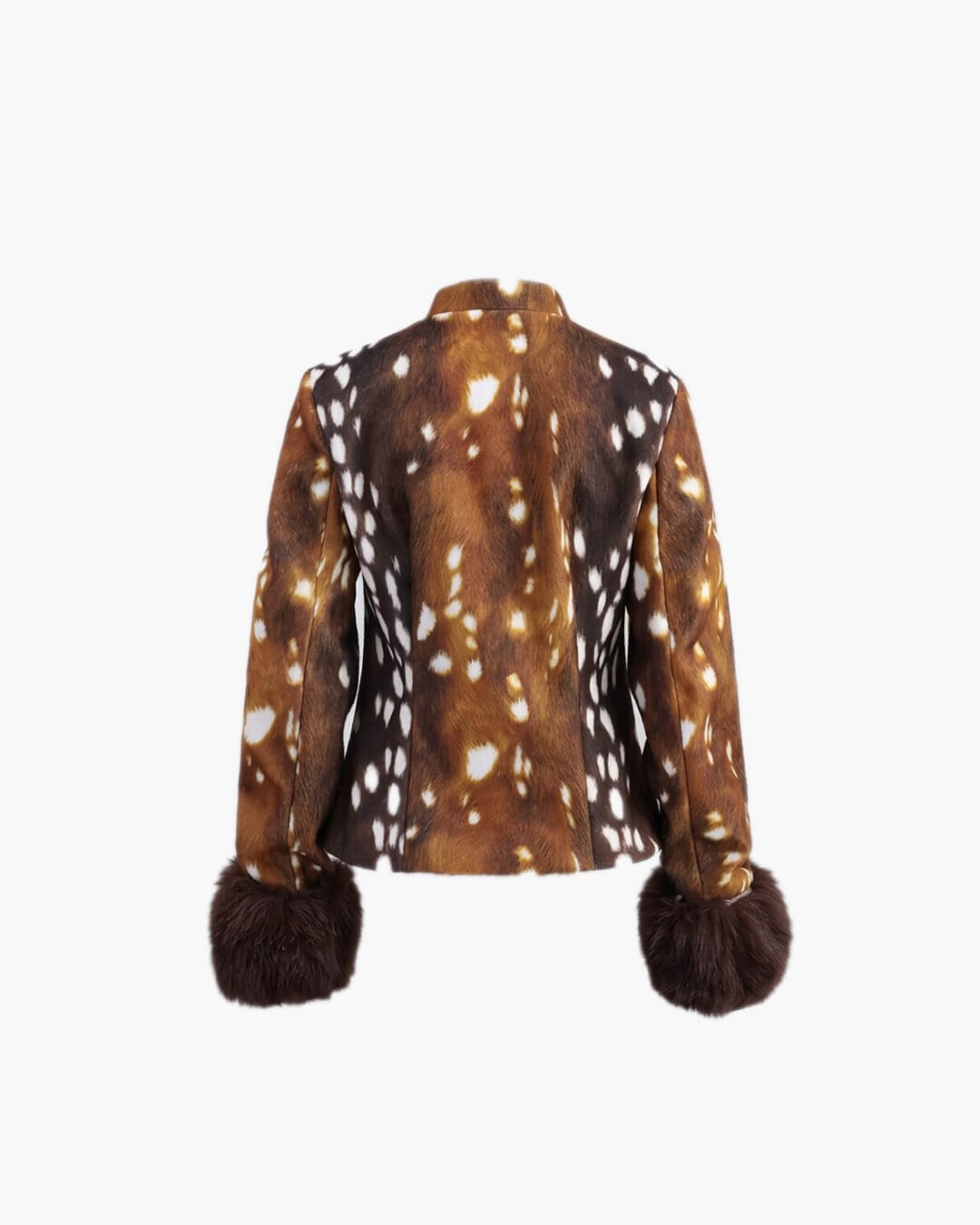 SOKYND Kate Stand Collar Faux Fur Bambi Jacket JacketSOKYND-915671-M-OS-02071M