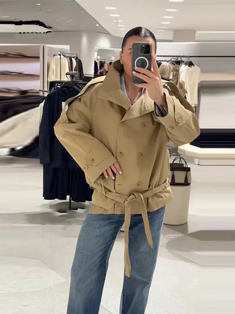 SOKYND Katie High Neck Cropped Utility Trench JacketSOKYND-275415-M-OS-56087M