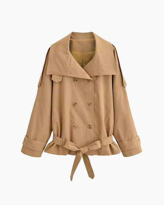 SOKYND Katie High Neck Cropped Utility Trench JacketSOKYND-275415-S-OS-23319S