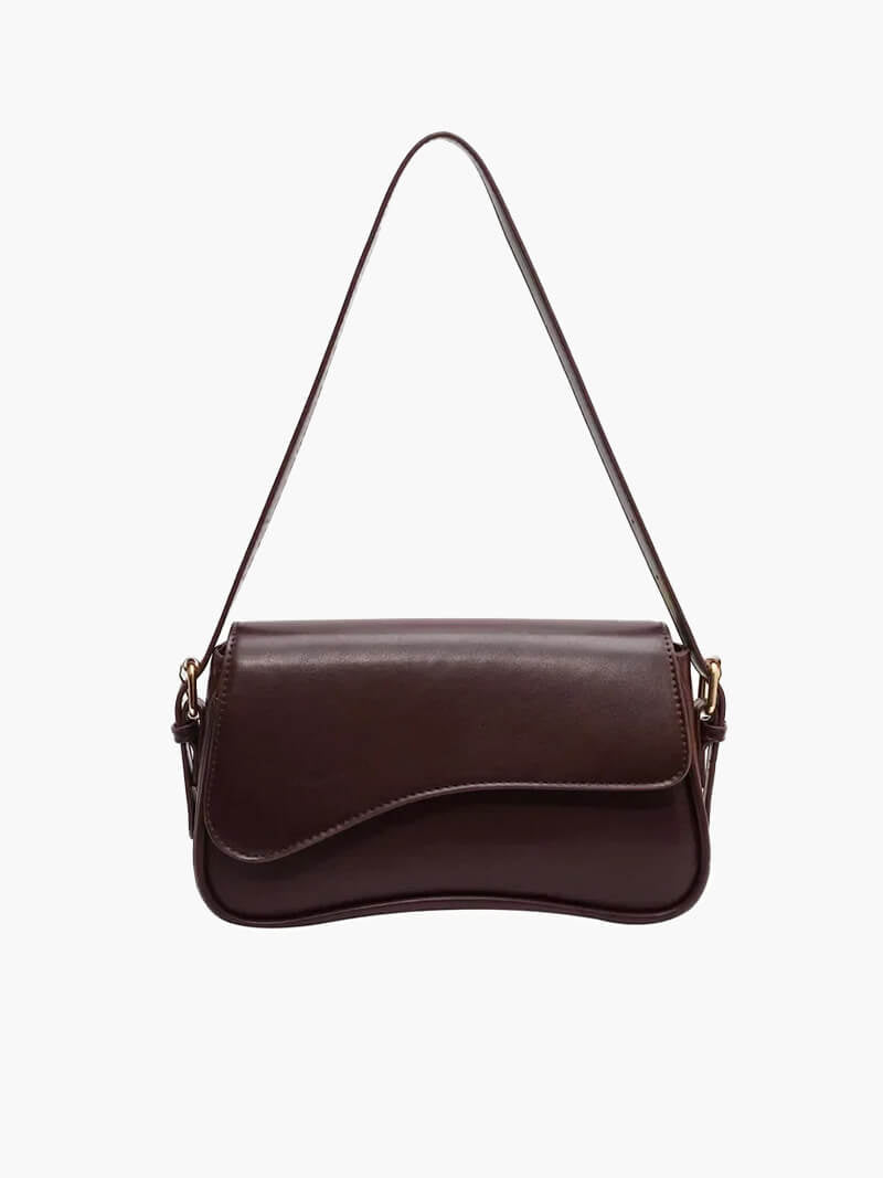 SOKYND Lara Shoulder Saddle Bag BagDark BrownRegular