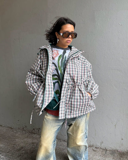 SOKYND Leah Retro Plaid Hooded Jacket JacketSOKYND-410199-L-OS-62231L