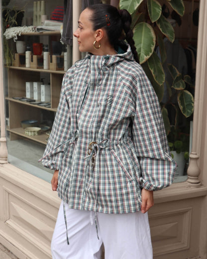 SOKYND Leah Retro Plaid Hooded Jacket JacketSOKYND-410199-M-OS-29463M
