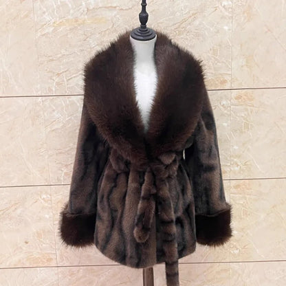 SOKYND Leslie Faux Fur Coat Coats & JacketsBB1767356248749272891MCoffee