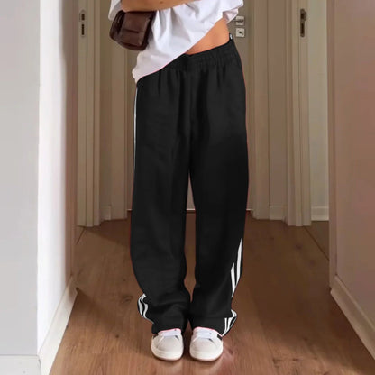 SOKYND Lily Striped Drawstring Sweatpants PantsSOKYND-262743-BLA-S-45623BlackS