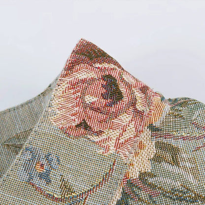 SOKYND Lily Vintage Jacquard Cropped Jacket JacketSOKYND-319063-XS-OS-60375XS