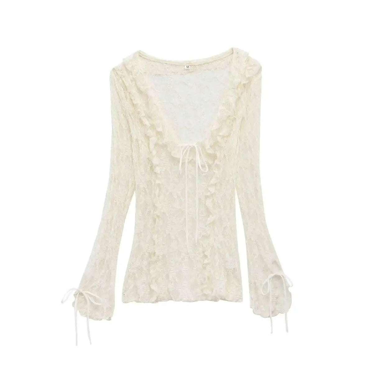 SOKYND Lisa Layered Lace Collar Top TopSOKYND-768855-WHI-S-62295WhiteS