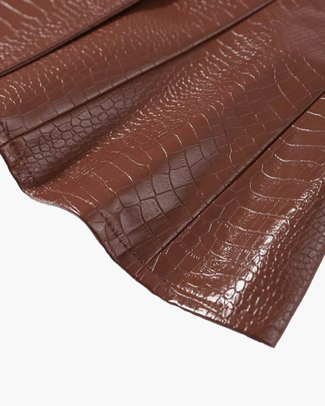 SOKYND Lola Croc Embossed Faux Leather Jacket JacketSOKYND-449943-BLA-S-51447BlackS