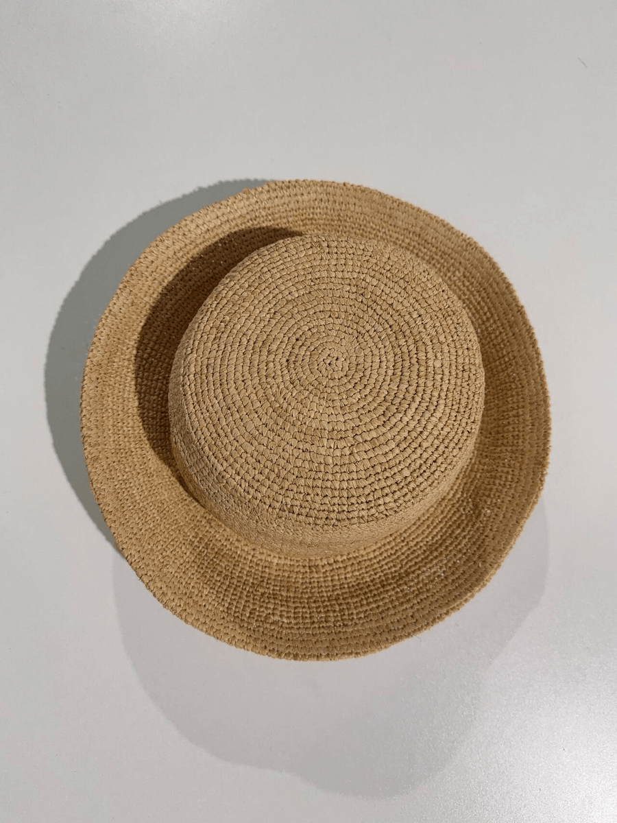 SOKYND Madison Raffia Bucket Hat AccessoriesSOKYND-176343-TAN-56-37047Light Beige56-58 cm
