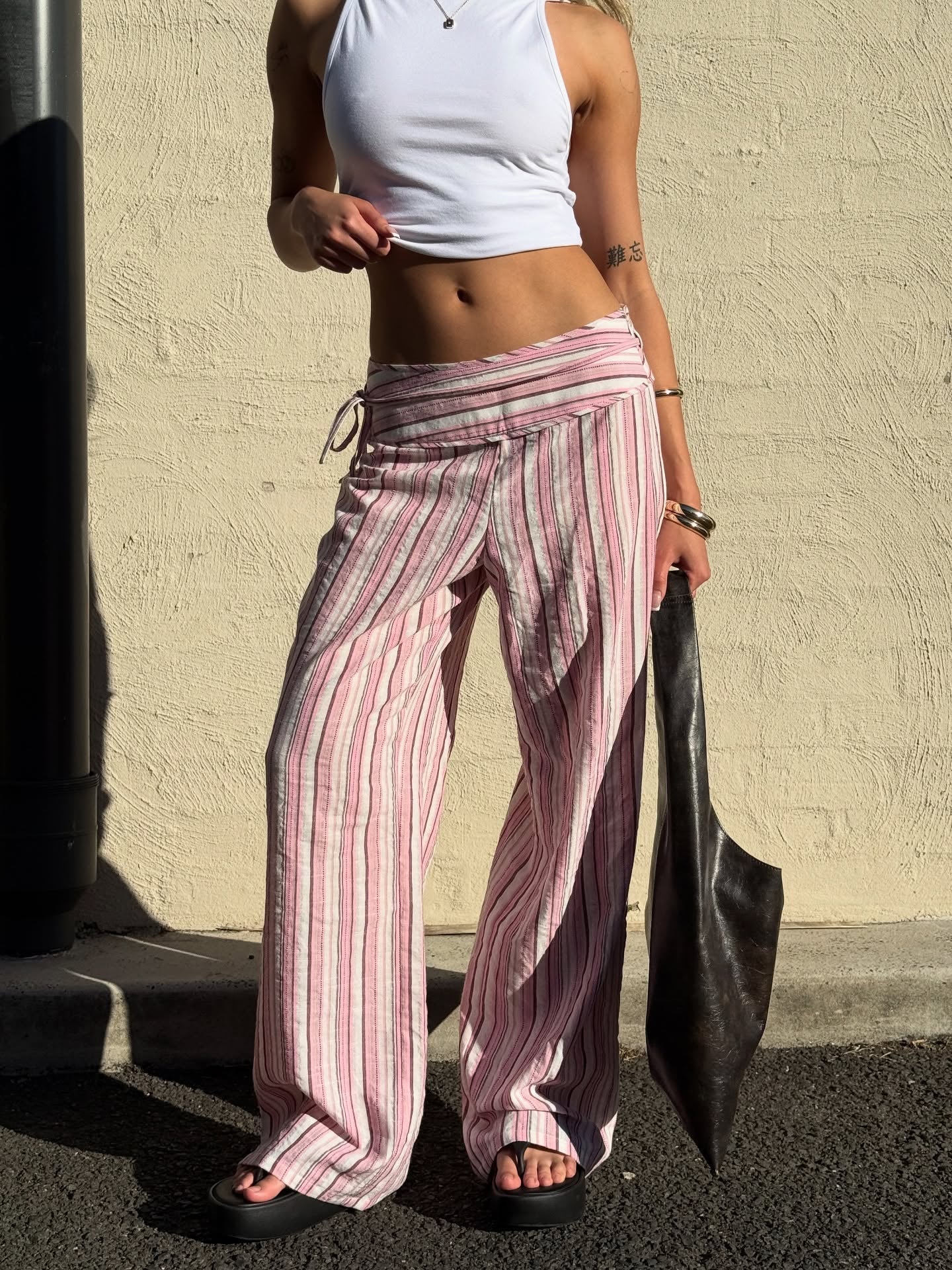 SOKYND Maialen Striped Palazzo Pants PantsSOKYND-901527-PIN-S-89559Pink/WhiteS