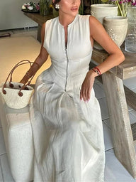 Maisie Sleeveless Midi Dress