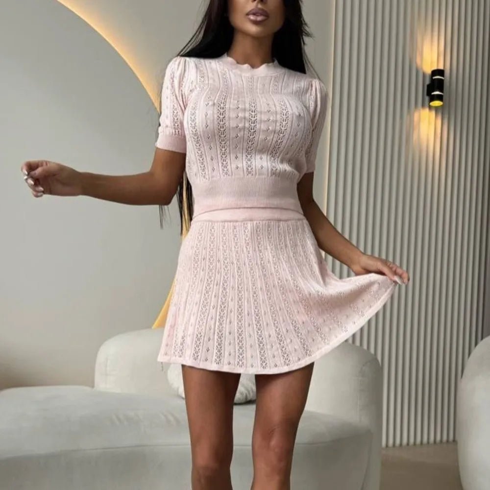 SOKYND Margot Two-Piece Short Skirt Suit Set Matching SetsSOKYND-987991-PIN-XS-05079PinkXS