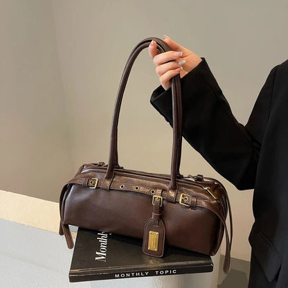 SOKYND Melanie Structured Shoulder Bag BagSOKYND-358103-BRO-OS-36183Brown
