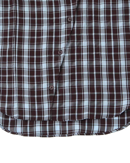 SOKYND Mia Poplin Plaid Wrap Shirt ShirtSOKYND-742679-L-OS-46935L