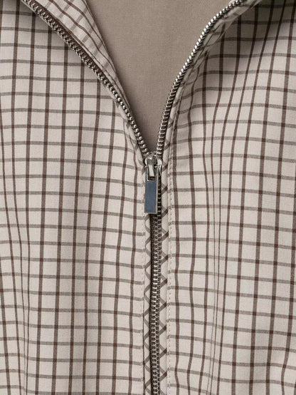 SOKYND Mila Plaid Hooded Cropped Jacket JacketSOKYND-231575-L-OS-33015L