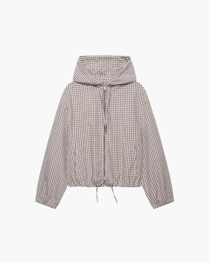 SOKYND Mila Plaid Hooded Cropped Jacket JacketSOKYND-231575-L-OS-33015L