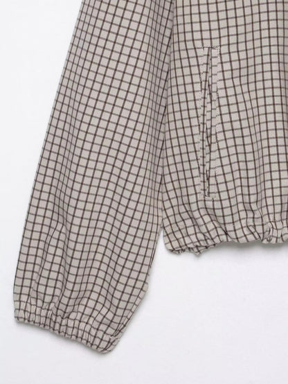 SOKYND Mila Plaid Hooded Cropped Jacket JacketSOKYND-231575-L-OS-33015L