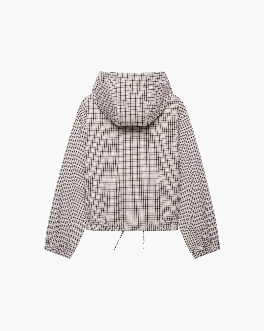 SOKYND Mila Plaid Hooded Cropped Jacket JacketSOKYND-231575-L-OS-33015L