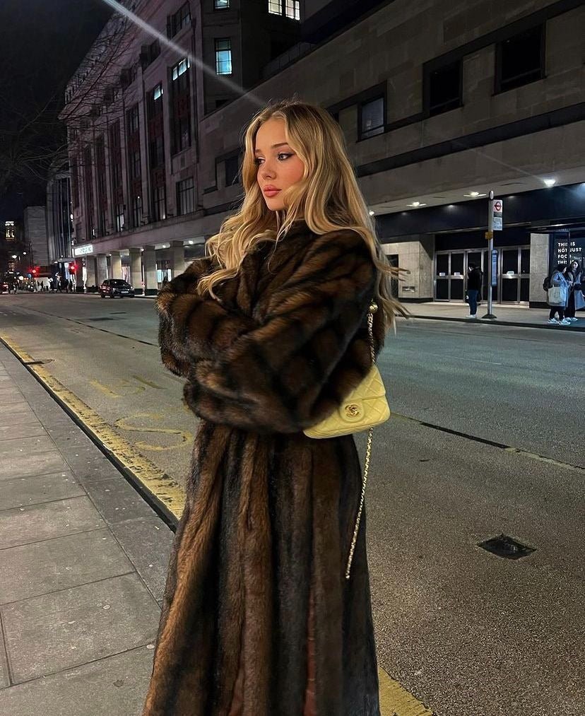 SOKYND Mina Faux Fur Maxi Coat Coats & JacketsgZ1767356248730320778LBrown