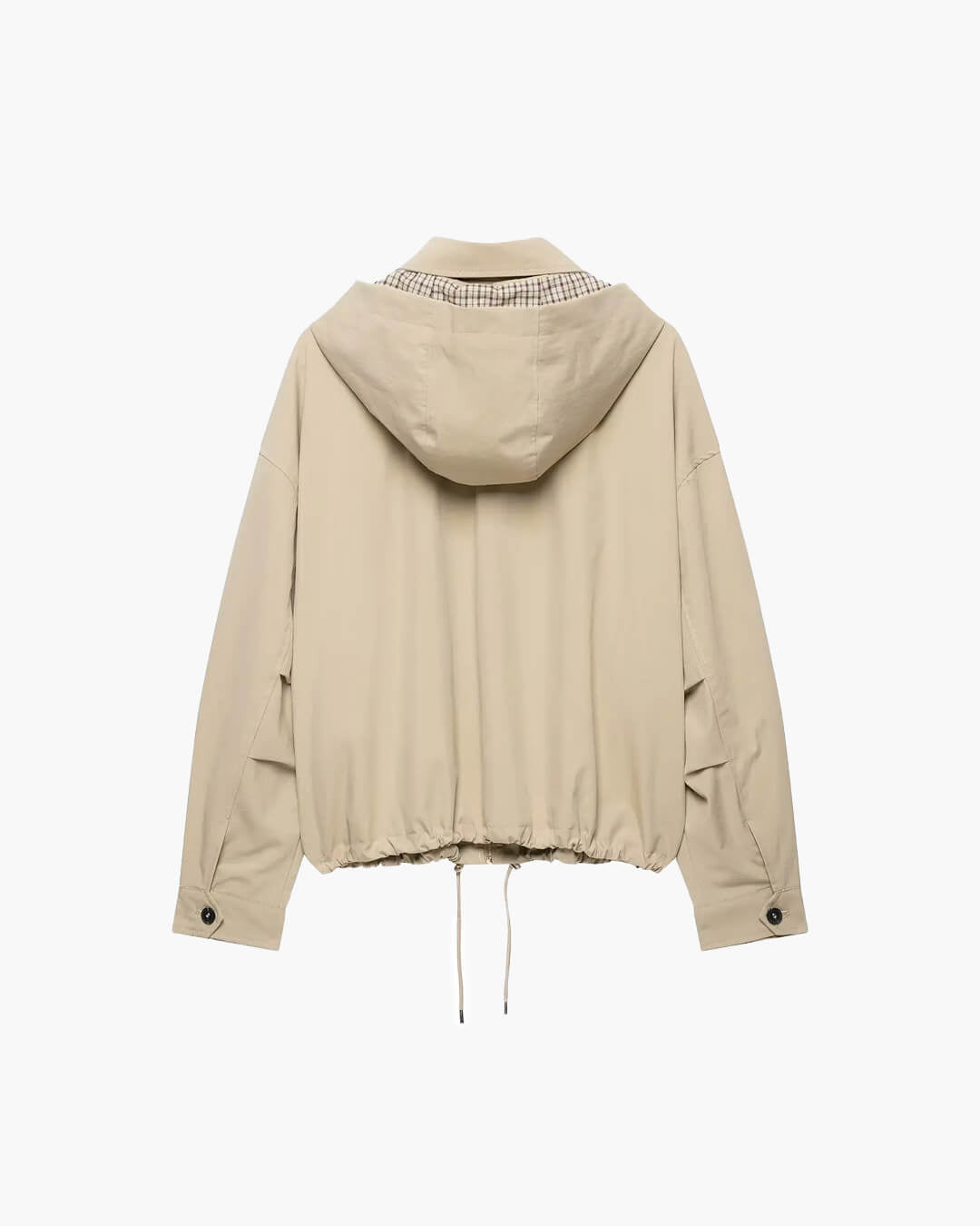 SOKYND Nicole Hooded Zip Jacket JacketSOKYND-213655-BEI-S-72503BeigeS