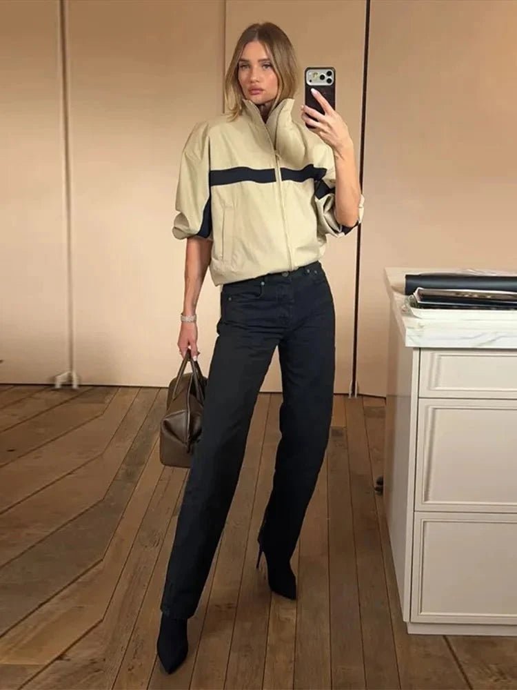 SOKYND Rachel Oversized Bomber Jacket JacketSOKYND-947735-M-OS-21079M
