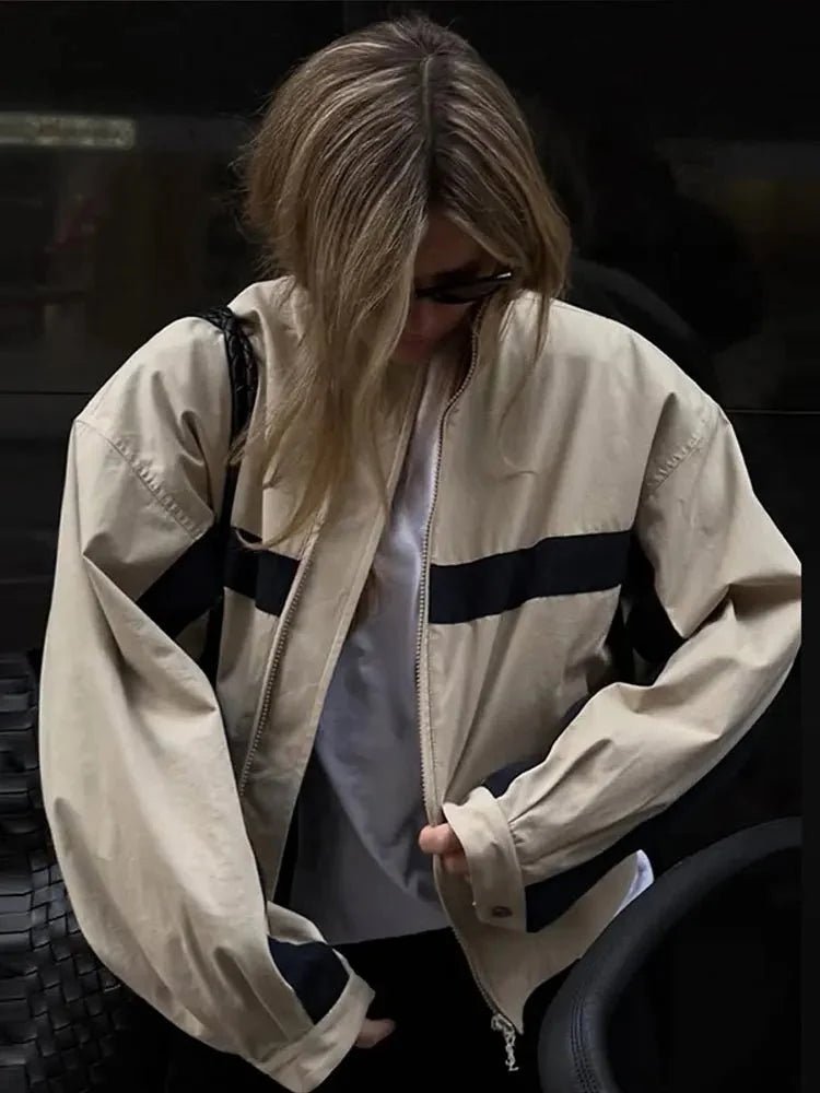 SOKYND Rachel Oversized Bomber Jacket JacketSOKYND-947735-S-OS-88311S