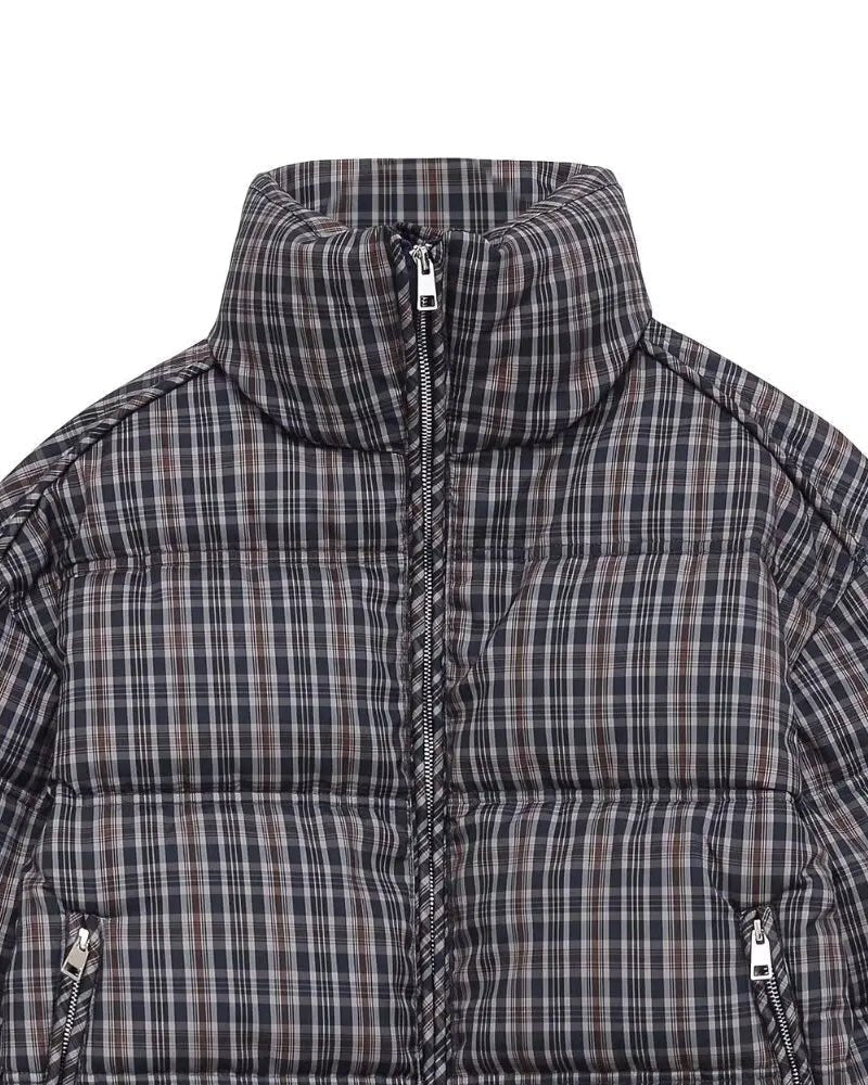 SOKYND Sabrina Plaid Puffer Jacket JacketSOKYND-964503-L-OS-49527L