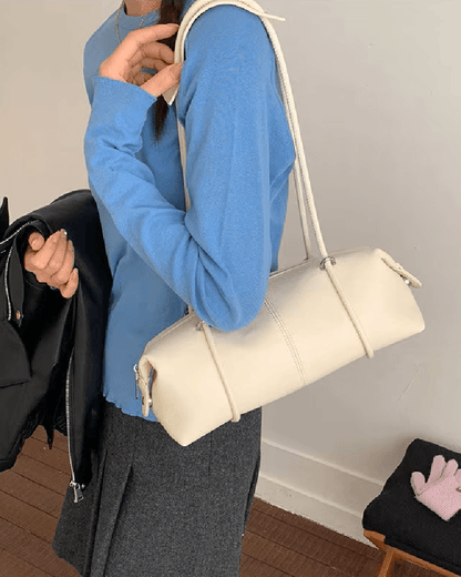 SOKYND Sandra Boston Pillow Bag BagSOKYND-971543-WHI-OS-02871White