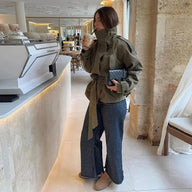 Trench coat Talia com cinto