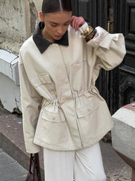 Casaco Oversized com Cordão Teresa