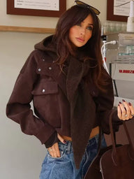 Valerie Bomber Oversized Vintage
