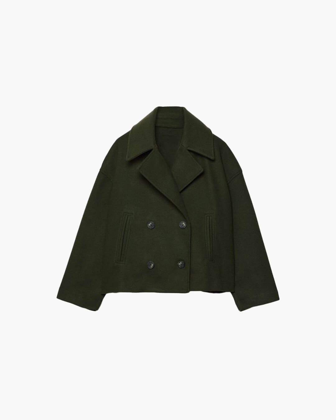 SOKYND Vannie Short Double - Breasted Coat Coats & Jacketslh1772777205894592916BlackM